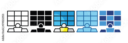Control Room  Icon Element For Design