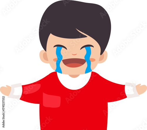 cute boy illustration Child Icon Face
