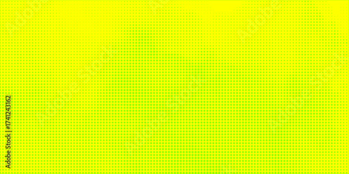 Dots halftone green color pattern gradient texture with technology digital background. Dots pop art comics with nature graphic design