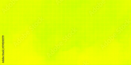 Dots halftone green color pattern gradient texture with technology digital background. Dots pop art comics with nature graphic design