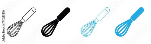 whisk icon, whisk vector illustration-simple illustration of whisk, perfect for whisk logos and icons