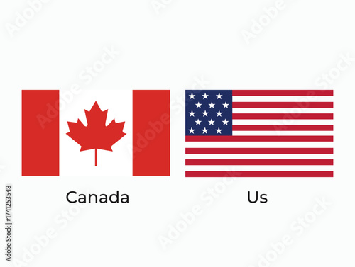 Country flag vector design template. 