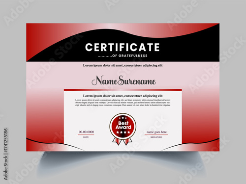 certificate design template