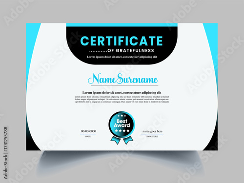 certificate design template