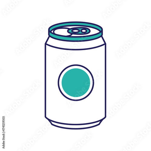 Soda Can Icon PNG | Beverage Drink Tin Vector | Soft Drink Packaging Illustration