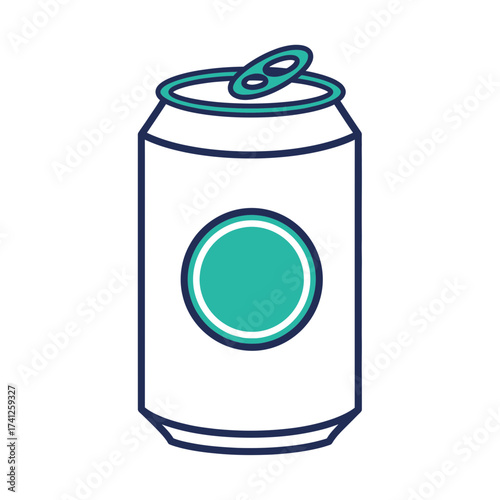 Soda Can Icon PNG | Beverage Drink Tin Vector | Soft Drink Packaging Illustration