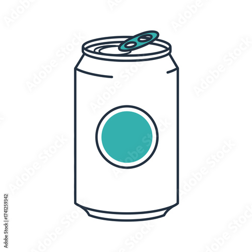 Soda Can Icon PNG | Beverage Drink Tin Vector | Soft Drink Packaging Illustration