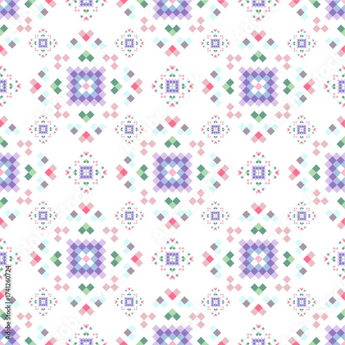 seamless background with flowers