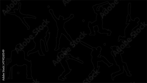 Cricket shorts Players Action Design 2024.eps