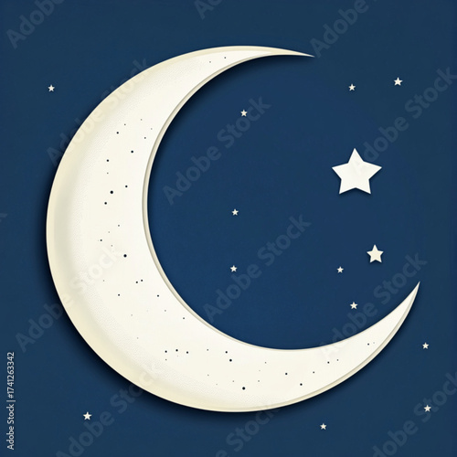 moon and stars