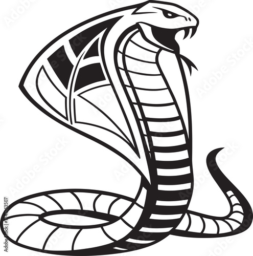 Cartoon snake vector illustration design.