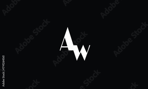 AW,WA,A,W,W,A,W,A,W abstract, letters, logo, monogram, style, symbols, ambitions, icons, 
