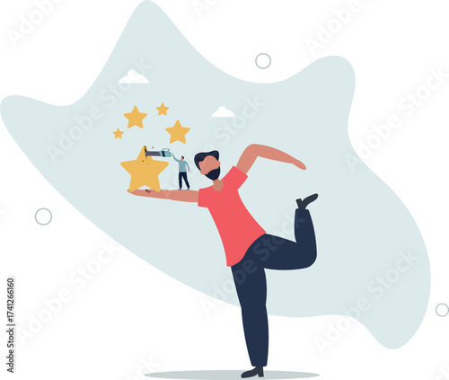 Investment rating downgrade, credit score of mortgage or bond or corporate loan concept.life and employment of people.