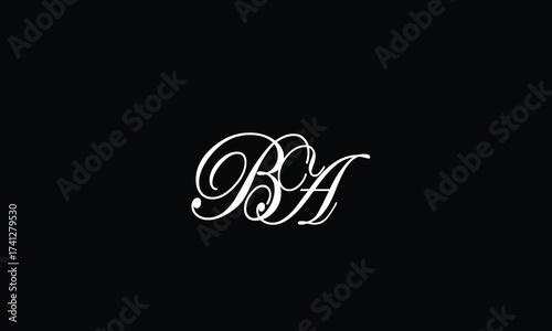 BA,A,B,B,A,A,B abstract, letters, logo, monogram, style, symbols, ambitions, icons, 
