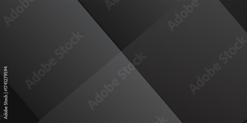 Premium black dynamic background with diagonal lines, abstract dark geometric shape from paper with soft shadows background, top view, flat lay. black white abstract background. texture