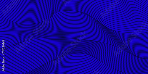 Best background with diagonal dark blue lines pattern. Vector horizontal template for contemporary formal invitation, prestigious gift certificate, digital luxury business banner, trendy art