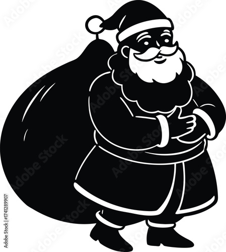 Absolute black void, minimalist design element for creative projects