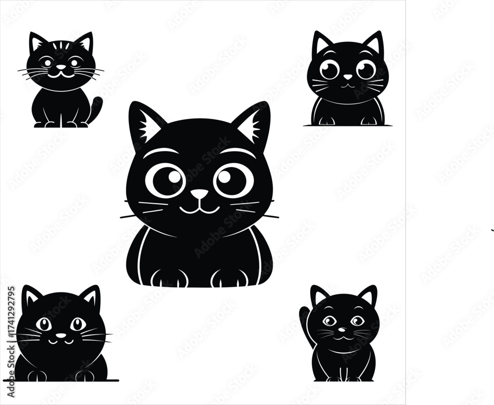 Obraz premium Cat Vector 