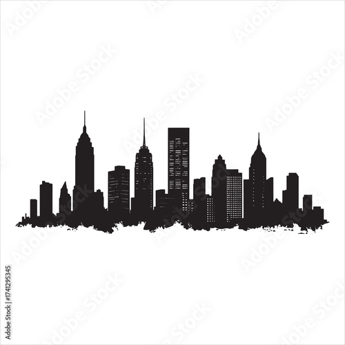 New York skyline silhouette