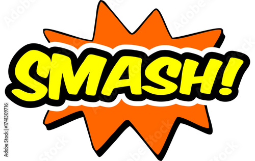 Cartoon comic sign burst clouds. Speech bubble, Smash sign expression and pop art text frames. Comics mem expressions speech, superhero book Smashlabel. Isolated vector symbols set