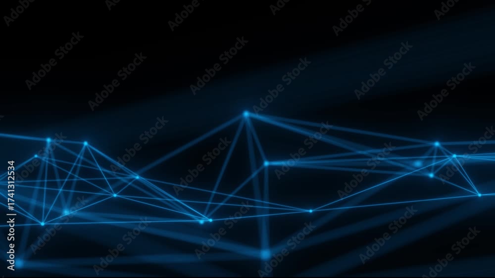 A sense of depth, movement, and innovation, evoking themes of connectivity, cyberspace, and digital transformation, High quality 4k Technology background.