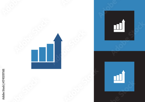 rise up company logo vector symbol icon