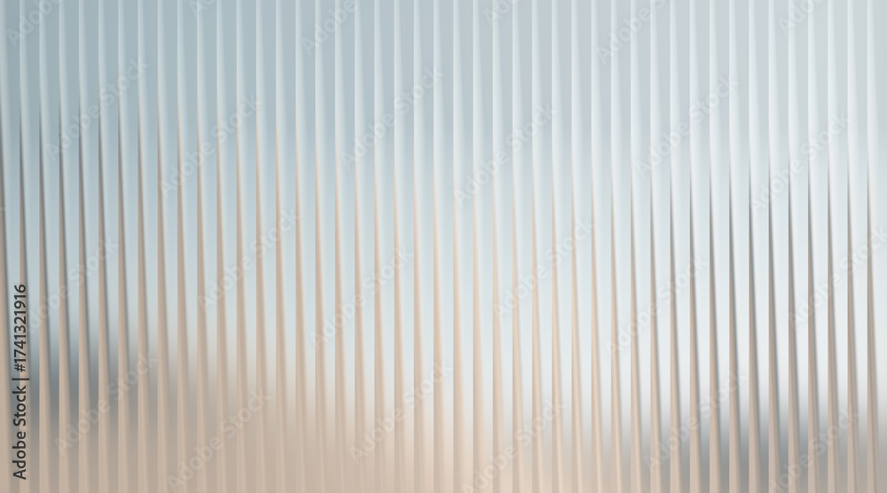 Fototapeta premium Abstract background with vertical wavy lines in light blue tones