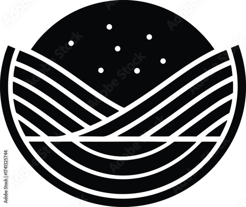 Minimal line vector icon.