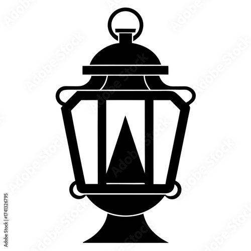 old oil lamp