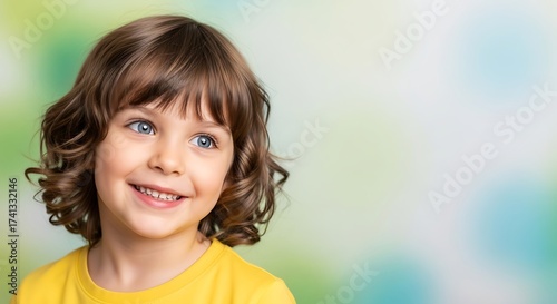 Adorable baby girl with a beaming smile isolated on white background, showing her first teeth and radiating pure joy and innocence