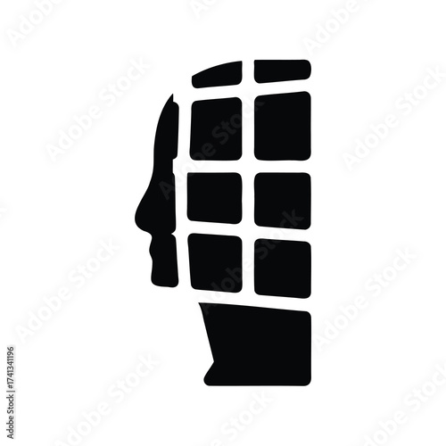 Deconstructed mind concept showing the complexity of human thought processes
