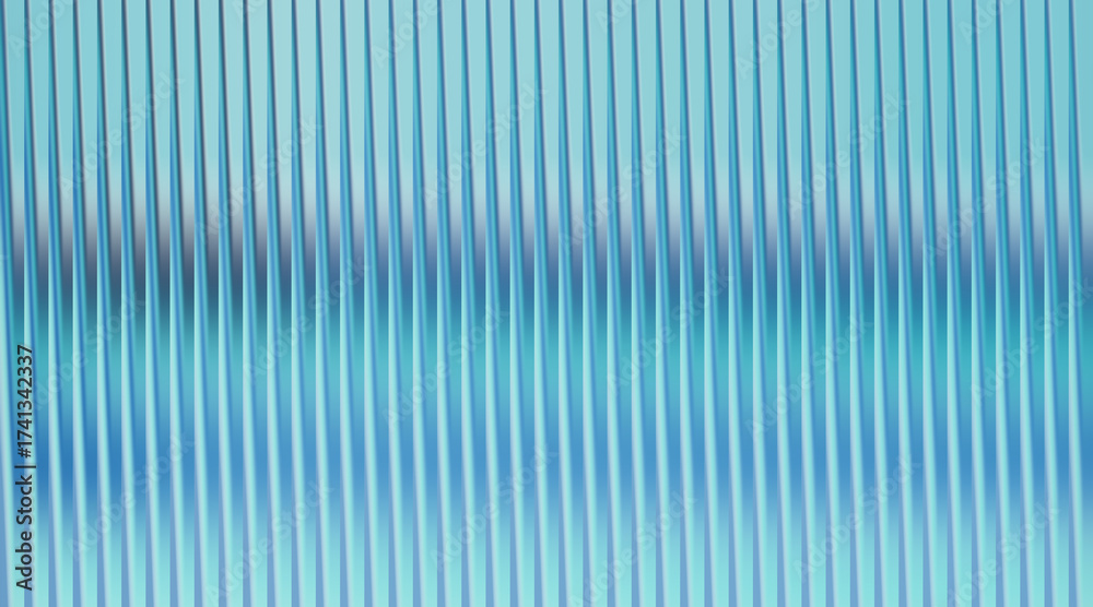 Obraz premium Abstract blue wavy vertical lines background