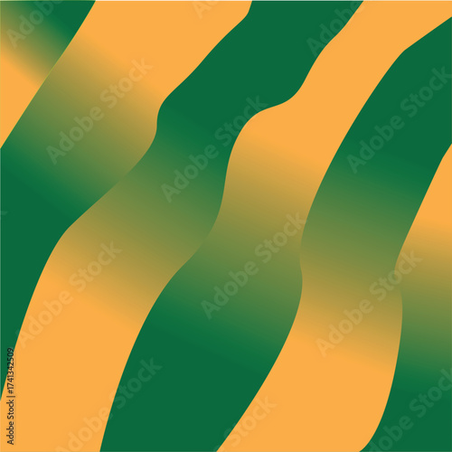 
Colorful Abstract  gradient Background With Wavy Shapes
