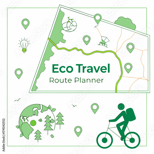 Eco travel route planner for sustainable tourism