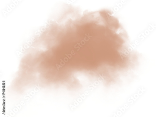 Watercolor stain decoration