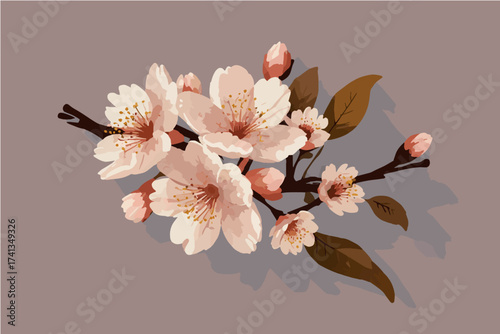 Spring Cherry Blossom Icon