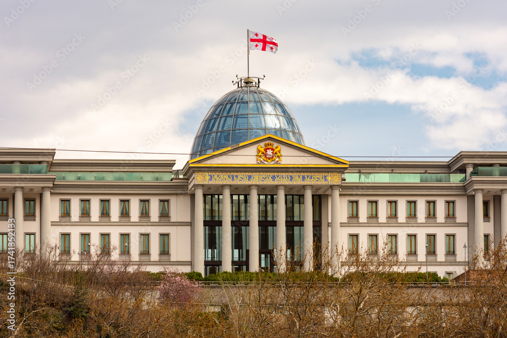 Obraz premium Official residence of president of Georgia in Avlabari district, Tbilisi
