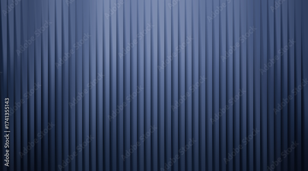 Obraz premium Dark blue ribbed texture background with vertical lines