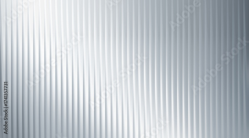Abstract silver and white vertical ribbed background