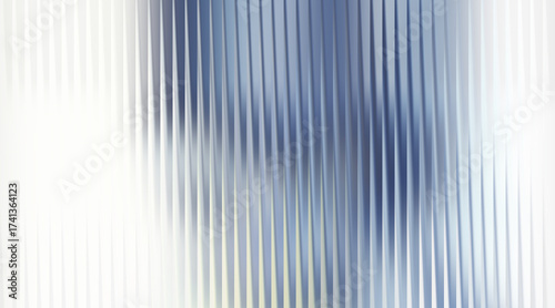 Soft blue and white abstract vertical lines with subtle color shifts