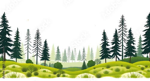 mountain landscape, trees and mountains, cartoon nature background, forest landscape, mountain scenery, cartoon mountains, nature illustration, green landscape, outdoor background, cartoon forest, nat