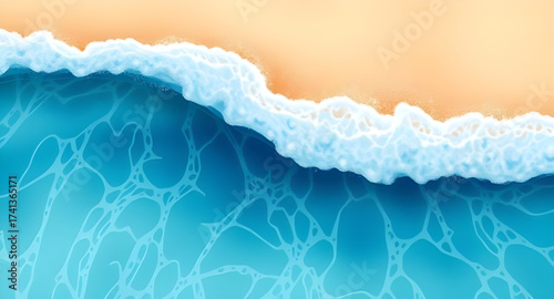 waves, beach, ocean, sea, shoreline, water, sand, coastal, nature, summer, seascape, surf, foam, tide, tropical, horizon, blue, sky, sunlight, vacation, travel, wave, relaxation, scenery, landscape, p