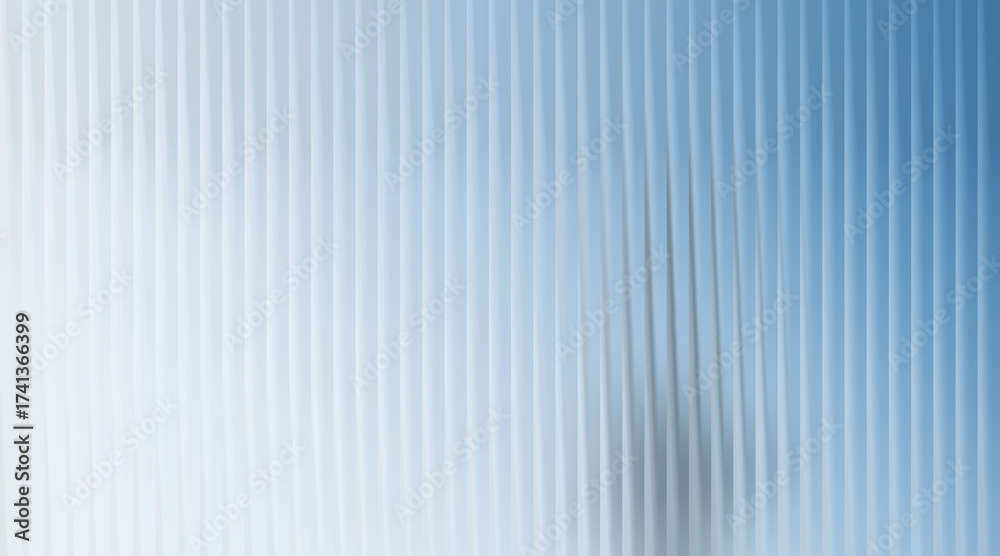 Fototapeta premium Abstract blue textured background with vertical lines and gradient