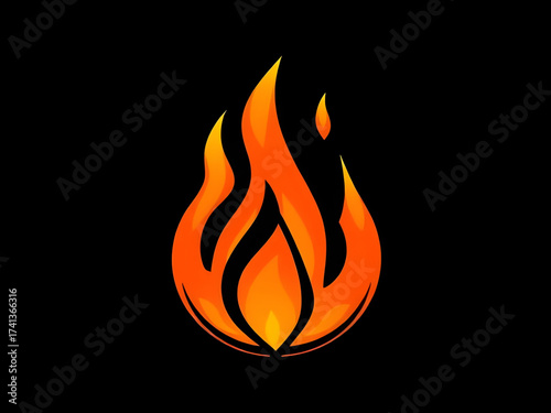 fire icon, hellfire symbol, devil flame icon, demon fire graphic, dark fire blaze, evil fire icon, underworld flames, fantasy fire symbol, dragon fire icon, magical fire element, cursed flame icon, ho