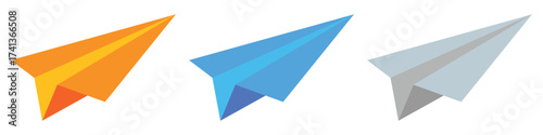 Paper Plane Vector – Mail, Message, and Travel Illustration.