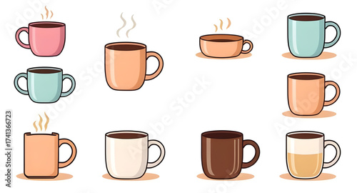 takeaway coffee cup, disposable coffee cup, paper coffee cup, eco coffee cup, reusable coffee cup, thermal coffee cup, insulated coffee cup, travel coffee mug, commuter coffee cup, coffee to go vector