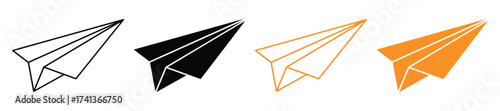 Paper Plane Vector – Mail, Message, and Travel Illustration.