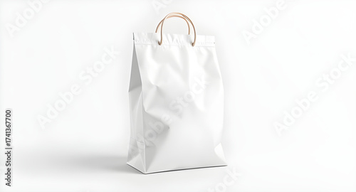 paper bag mockup, white shopping bag, blank paper bag, isolated bag vector, realistic paper bag, paper carrier bag, retail carrier, boutique bag, luxury shopping bag, premium packaging, brand identity