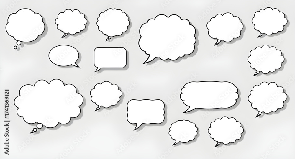 Obraz premium retro speech bubble, vintage speech balloon, old comic bubble, 1950s comic bubble, 1960s pop art bubble, hipster comic bubble, sepia speech bubble, faded comic balloon, retro doodle bubble, antique co