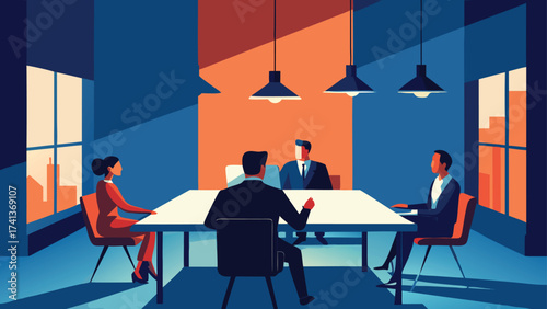 business meeting in the office